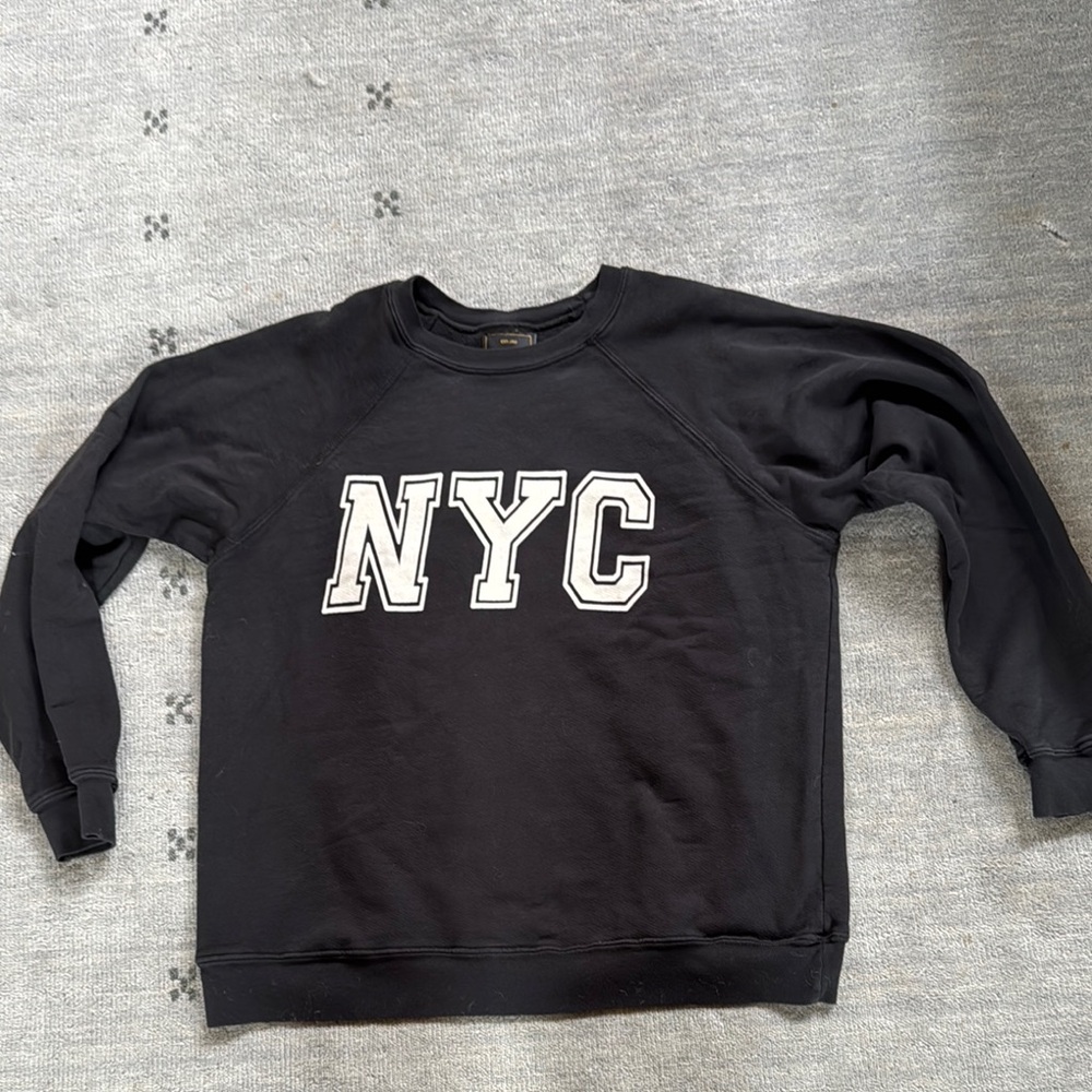 Retrobrand Black NYC Unisex Sweatshirt - Size Large